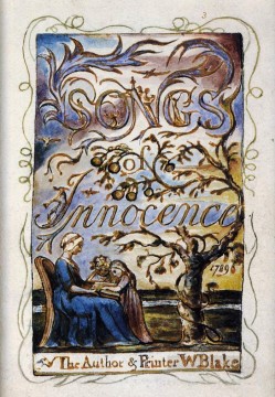 William Blake Painting - Canciones de inocencia Romanticismo Edad romántica William Blake